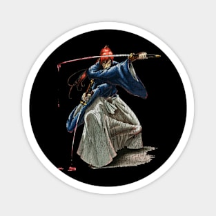 Samurai X Vintage Magnet